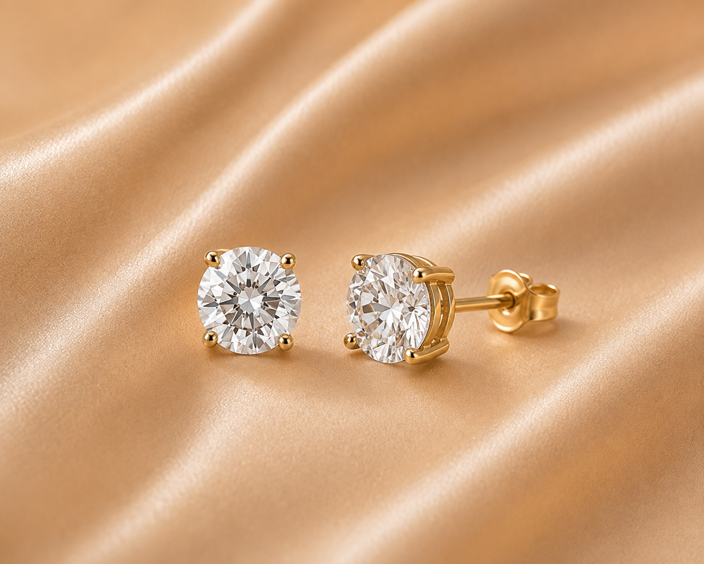 Diamond Stud Earrings