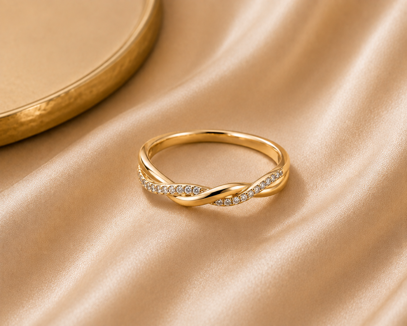 Gold Twist Ring
